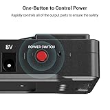 SMALLRIG V Mount Battery Plate Adapter with Extension Arm Dual 15mm Rod Clamp, Dual 14.8V D-Tap/8V/12V DC Output, for Mirrorless/DSLR Camera, for Sony/Nikon/Canon/Panasonic/Fujifilm/RED Komodo - 3499 - Image 6