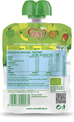 Cuore di Frutta Frullato di Frutta Bio Banana