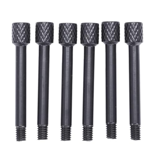 Vis de serrage guitare électrique en laiton pour l'entretien en studio métal noir lot de 6