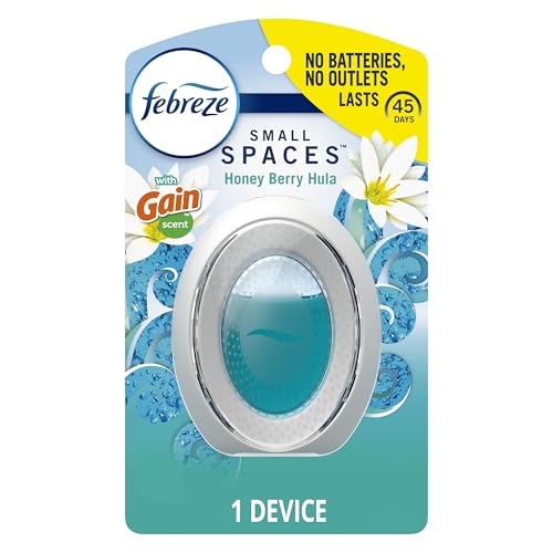Febreze Small Spaces Air Freshener, Odor-Fighting, Plug In Alternative, Air Fresheners for Home and Bathroom and Kitchen, Closet Air Fresheners, Honey Berry Hula Scent, 1 Count