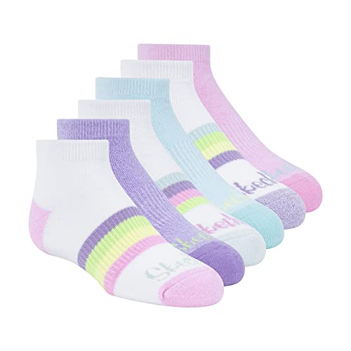 Image of Skechers Girls' 6 Pack Low Cut Socks