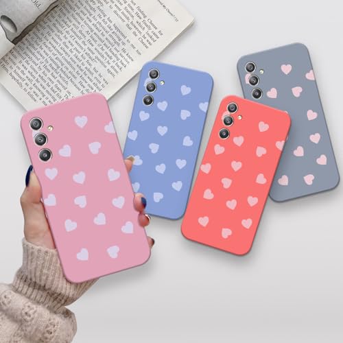 Image of COLORflow Back Cover Compatible with Samsung A34 5G | Heart Celestial Color Customized Back Cover Compatible with Samsung Galaxy A34 5G