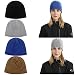 XiFe Unisex Indoors Cotton Beanie- Soft Sleep Cap for Hairloss, Cancer, Chemo (Grey)
