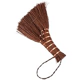 VILLCASE Kleiner Besen aus Natürlichem Material Kleines Reinigungswerkzeug für Haushalt und Küche Langlebig Kompakt und Borstenbeständig