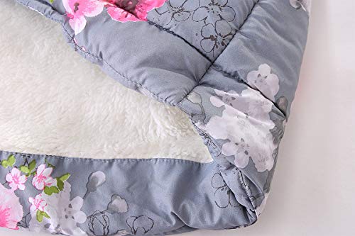 Mud Kingdom Girls' Floral Faux Fur Cute Vests Outerwear 3T Gray #TOP7