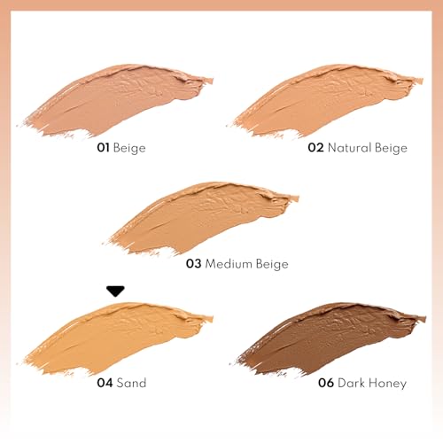 Image of Note Cosmetique Luminous Silk Compact Powder - Medium Buildable Coverage - Weightless Setting Powder Foundation - 04 Sand - 0.4 oz