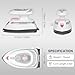 BEAUTURAL Mini Travel Steam Iron for Clothes with Dual Voltage, Temperature Control, Non-Stick Soleplate and Cord Storage, Ideal for Sewing, Quilting and Handcraft