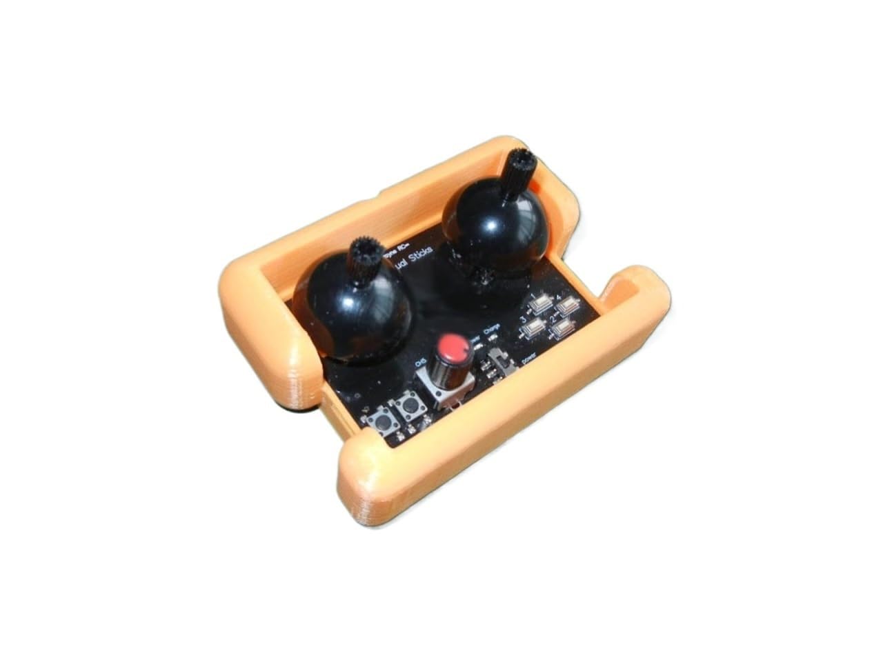 8 Channel 2.4G Pocket Dual Joystick Control E010 Protocol 3.6-6V Looper Receiver for RC Fixed Wing Airplane Car Boat Model(Dual Rocker Control)
