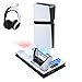 Produktbild Mcbazel PS5 Pro/ PS5/ PS5 Slim Ladestation Ständer mit 3 Stufig Lüfter und Licht, PS5 Ständer Controller Ladestation LED Standfuß mit Magnet für PS5 Pro/PS5 /PS5 Slim UHD/Digital Edition - Weiß