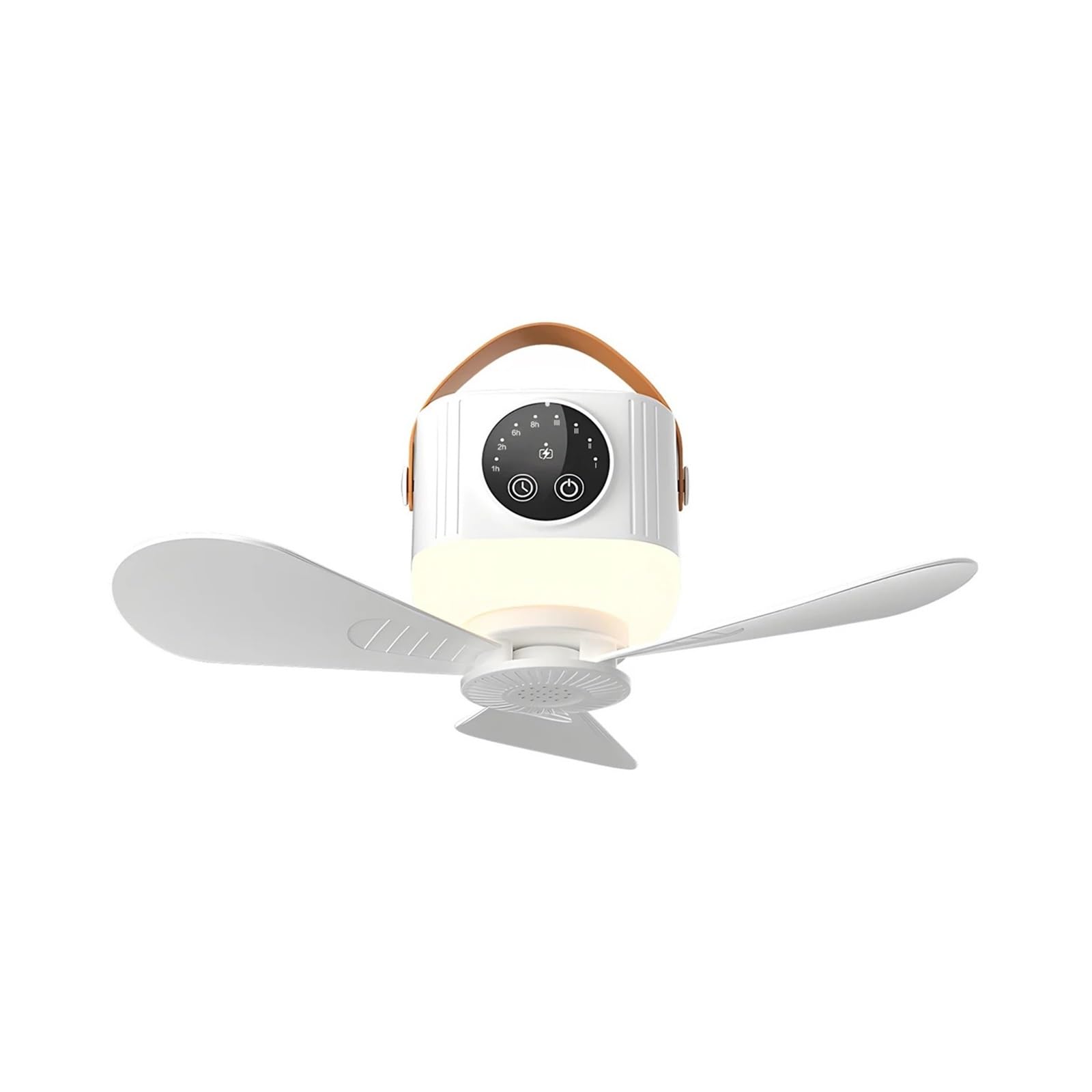 Ventilador colgante para camping portátil: duerme sin calor ni mosquitos con aire constante