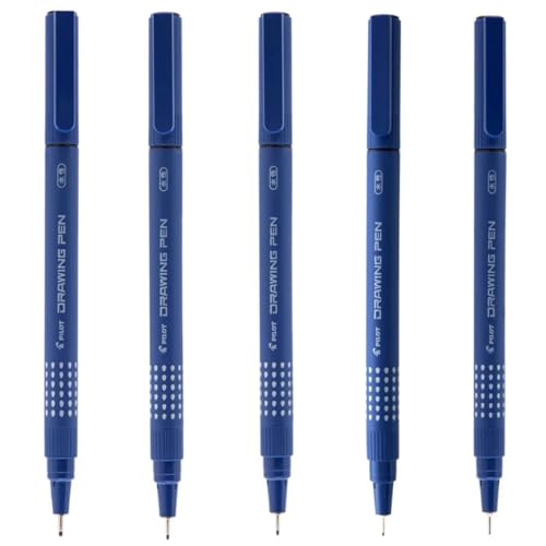 Caneta Drawing Pen C/5 Unidades Preto Pilot