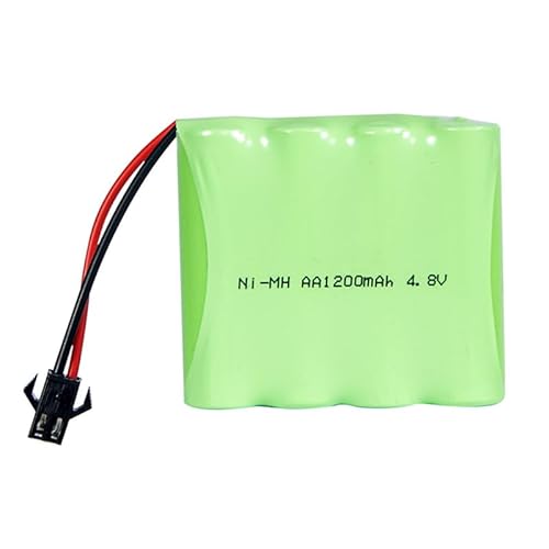 Fivean 10pcs 4.8V 1200mAh 4S Ni-MH AA Battery with SM Plug for LED Light Rc Toy car Truck Insect Repeller