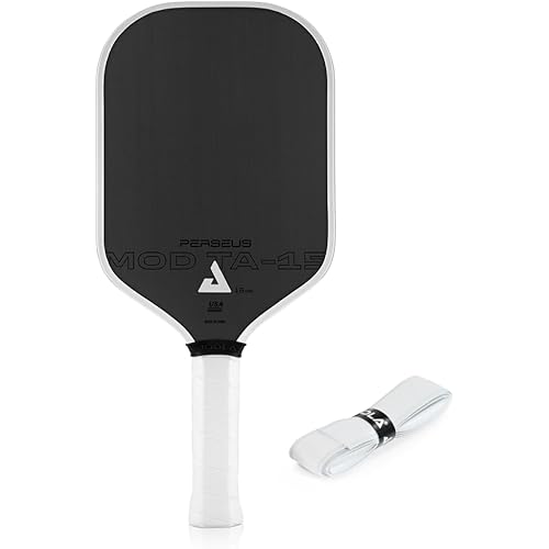 JOOLA Perseus MOD TA 15 Pro Player Edition Pickleball Paddle - Gen 3 Propulsion Honeycomb Core & Charged Carbon Surface Technology - Carbon Fiber Pickleball Paddle - More Power & Spin