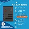 Ceptics Universal Travel Adapter, 45W International Power Adapter with PD & QC 3.0 Dual USB-C, 3 USB Travel Adapter Worldwide, Type I C G A Outlets 110V 220V A/C - EU Euro US UK (11-KU) #5
