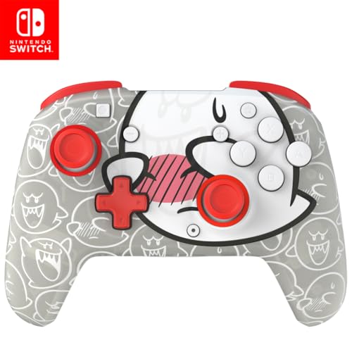 PDP Nintendo Switch Rematch GLOW Wireless Controller- Boo-Hoo- With motion, 600mAh battery, Biały i czerwony