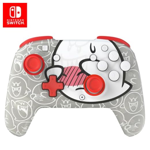 PDP Nintendo Switch 1 und 2 Rematch GLOW Wireless Controller- Boo-Hoo- With motion, 600mAh battery