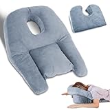 Zenflux Face Down Pillow for Sleeping, Memory Foam BBL...