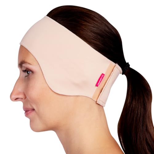 Image of LIPOELASTIC PU 03 Unisex Post-Surgery Compression Ear Band, Self-Fastening Otoplasty Headband, Comforting Ear Bandage