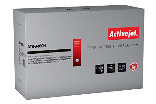 ActiveJet ATB-3480N Compatible Noir 1 pièce(s) - Cartouches de toner (8000 pages, Noir, 1 pièce(s))