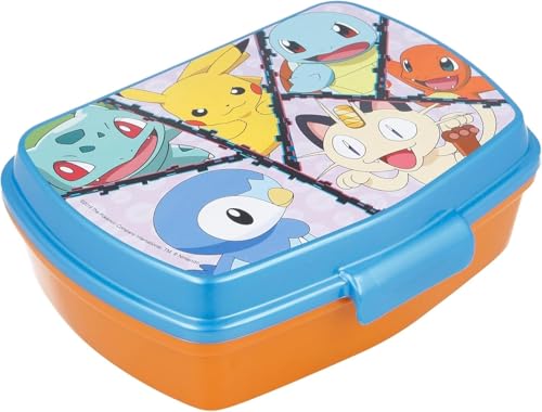 arlis Boîte à goûter Pokémon en Pvc - Lunch repas Pokémon (Boîte à goûter Pokémon)