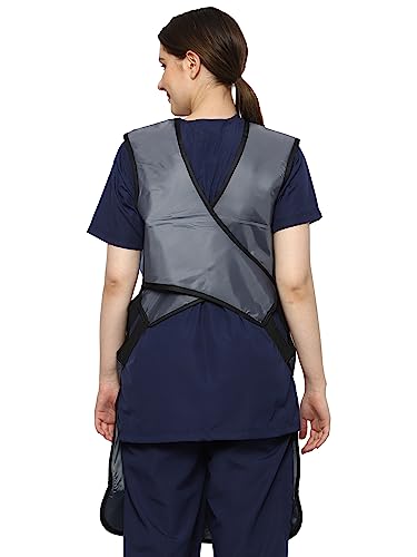 Image of HealthGoodsIn Lead Apron 0.5mm Lead (pb) for Working with X-Ray Machine with Robust Hanger for Hospitals, Labs, Nursing Homes
