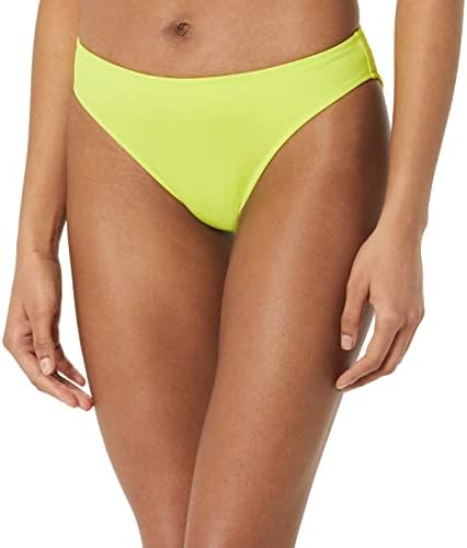 Amazon Essentials Women's Classic Bikini Swimsuit Bottom, Yellow, Medium