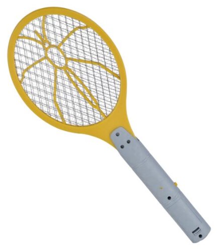 Preisvergleich Produktbild Haushalt International Elektrische Fliegenklatsche für Mücken, Fliegen, Batteriebetrieb 70145