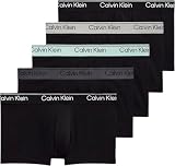 Calvin Klein Men Low Rise Trunk 5PK Black (Black Bodies w/Black/Light Cast/Fe) M