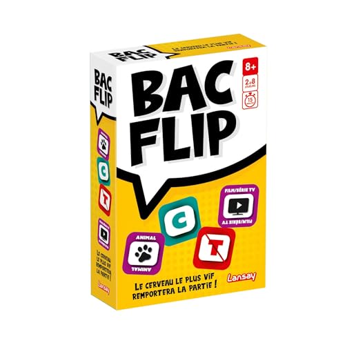 Lansay - BAC Flip - Juego de Mesa de Ambiente Divertido para