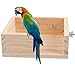KAMEIOU Small Animal Bird Perch Cage Stand Platform Food Feeder Brid Small Pet Guinea Pig Bird Parakeet Parrot Playground Corner Desk Stands for Hamster Budgie Parrot Parakeet Guinea Pig Accessories