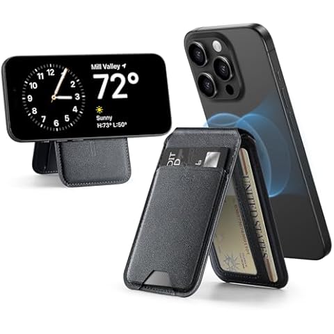 ESR Magnetic Wallet with Adjustable Stand Cover