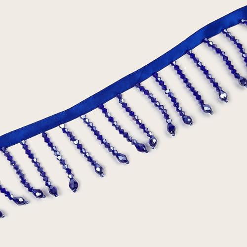 sewing beaded trim crystal