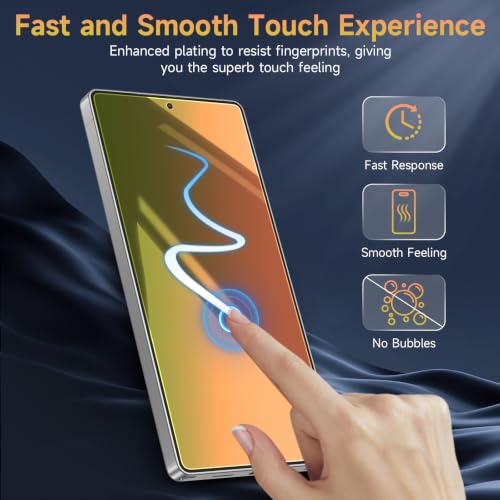 Image of 2 Pack for Samsung Galaxy S25 Ultra Privacy Screen Protector | Red to Green Gradient Anti-Spy Glass Film, Shatterproof, Anti-Scratch, Mirror Finish, Touch Sensitive, Easy Installation