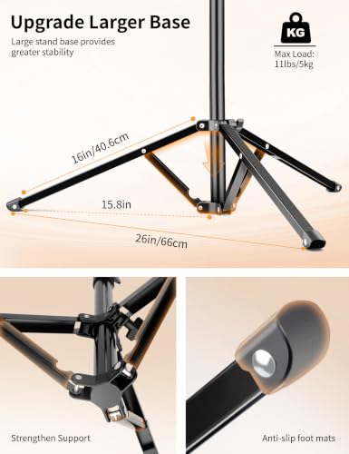 Image of Flexible Tripod for iPhone, 88 inch Tall Cellphone Tripod with Gooseneck, Phone Holder and Wireless Remote, Camera Phone Stand for Recording Filming, Compatible with iPhone /Android