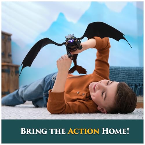 Image of Dreamworks Dragons Ultimate Plasma Blast Toothless Interactive Dragon Toy