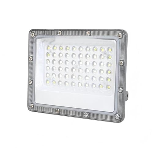 De luz de inundación LED 300W 200W 150W 100W reflector for exteriores IP66 iluminación jardín impermeable calle Para garaje, patio y porche.(6000K white light,85-265V_50W)