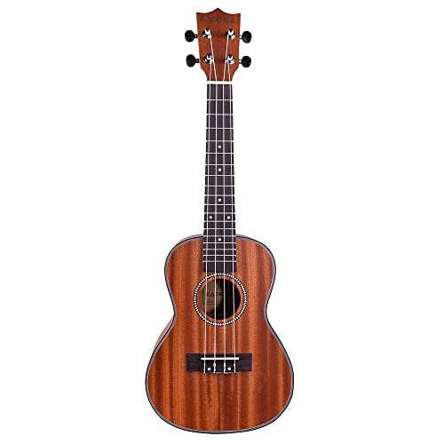 Image of Kadence Concert Sized Ukulele 24inch With Bag, Strings, Strap, Picks, Capo and Tuner (Saple Wood With Binding)