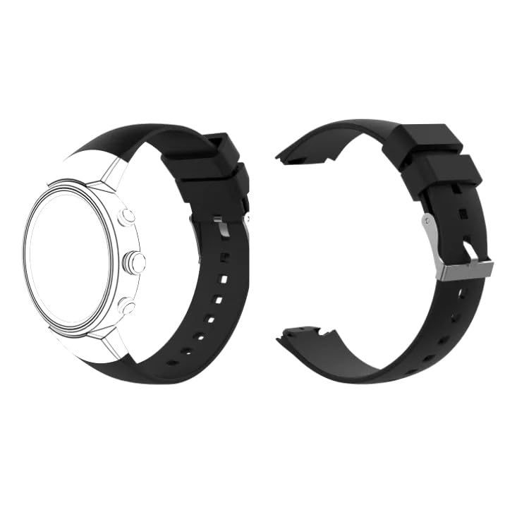 Image of 22mm Watch Strap Compatible with Samsung Watch,S Pro,Realme,Pro 4 Max,Ultra,Ultra 2,One Plus Boat Flash, Noise Colorfit Pulse Grand, Noise Colorfit Soft Silicone
