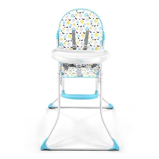 Multikids Cadeira Alta de Alimentacao Slim Azul V2 - BB369