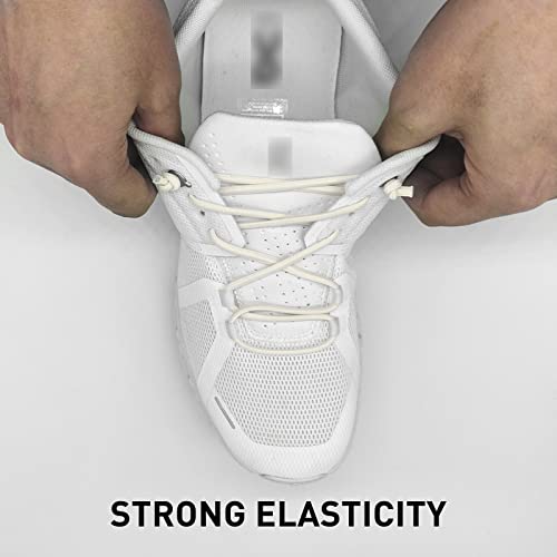 Image of 3 Pairs Elastic No Tie Shoe Laces, Stretch Bungee Laces
