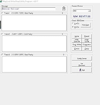 Deftun Card Reader Writer USB Swipe Encoder 3 Tracks MSR605X