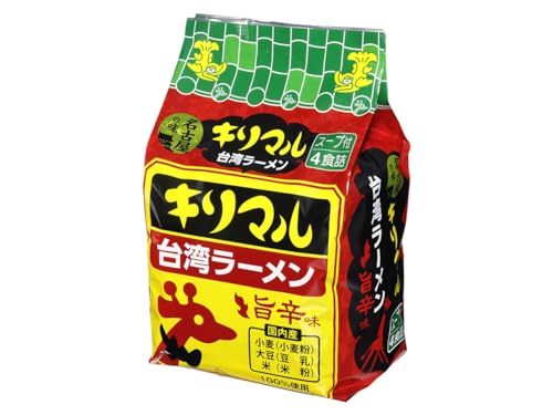 小笠原製麺製粉 キリマル台湾ラーメン4食詰