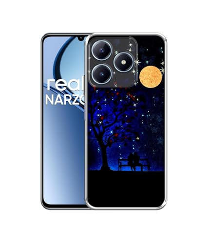 Image of Blue Sky Design Printed Silicon Soft TPU Back Case Cover for Realme C63 4G / Narzo N63 4G