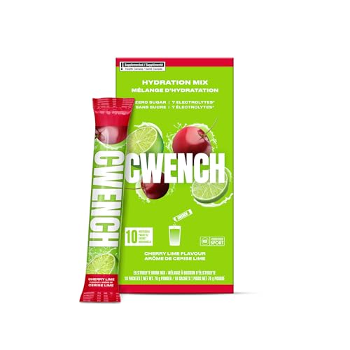 Cwench Electrolyte Hydration Mix Cherry Lime Drink Mix 10 Servings