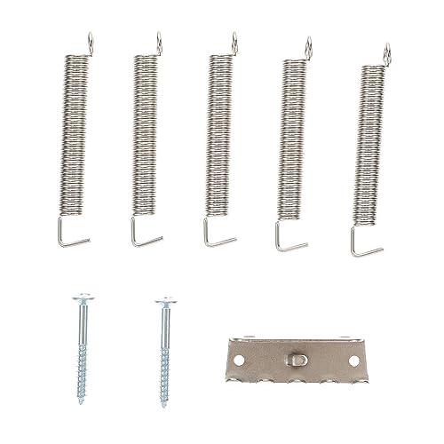 GOOHOCHY エレクトリックギター用スプリングセット ネジセット ステンレス製トレモロアクセサリー エレキギター交換用 コンパクト収納 音楽演奏向け