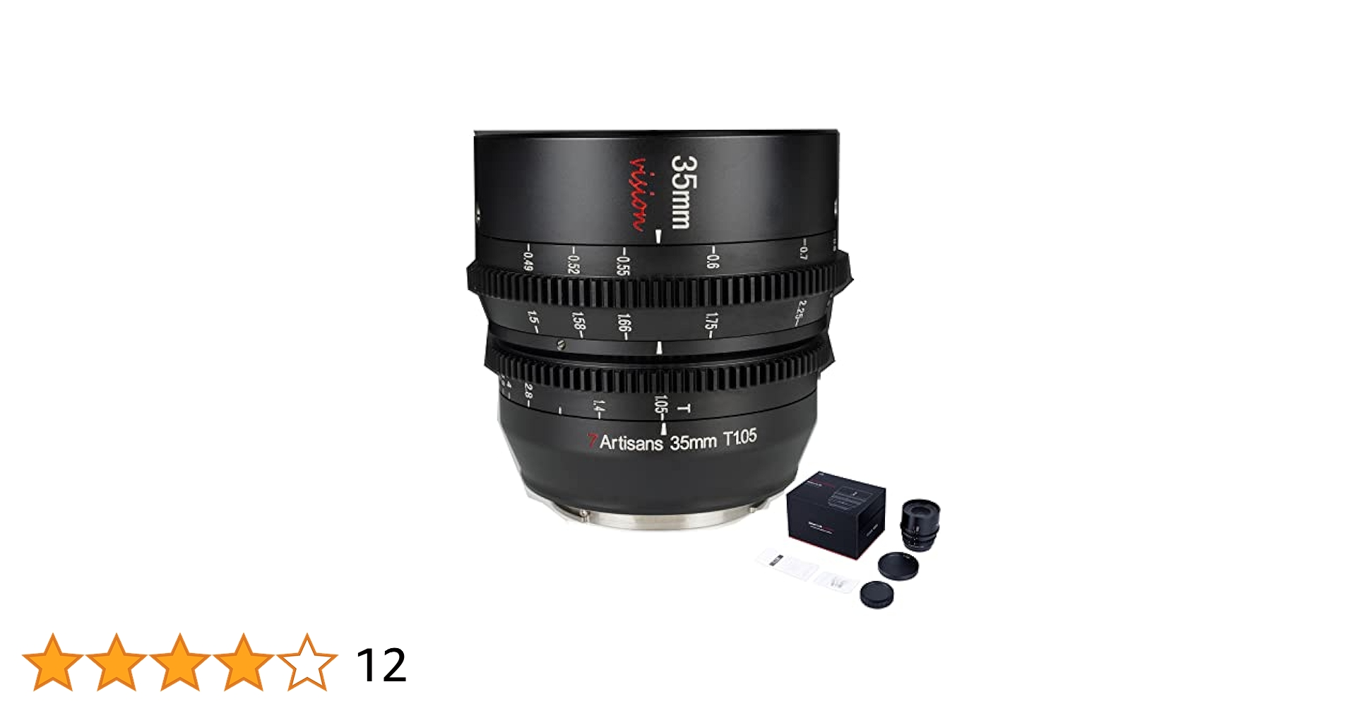 7artisans 35mm T1.05 Cine Lens for Sony-E-Mount Mirrorless Camera  Lenses,Manual Focus Large Aperture : Electronics - Amazon.com