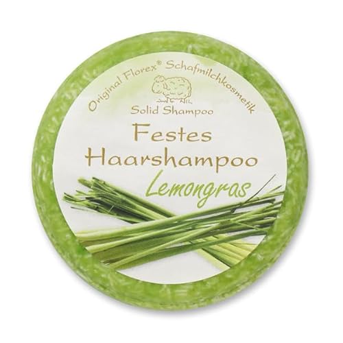 Florex Schafmilch Festes Haarshampoo Lemongras Naturprodukte 58g Florex Haarwaschseife festes Shampoo tägliche Haarwäsche