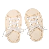 Jouet De Laçage En Bois Pour Apprendre à Faire Ses Lacets – Chaussure éducative Pour Tout-petits De 3 à 6 Ans – Motricité Fine Et Autonomie