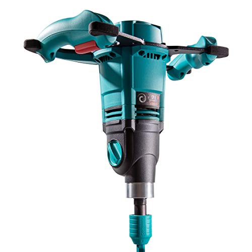 Collomix Paddle Mixer - 110V, 2.1 Hp Portable Concrete Mixing Drill With 2-Speed Gearbox & Hexafix Paddle Connection - Xo6R #TOP1