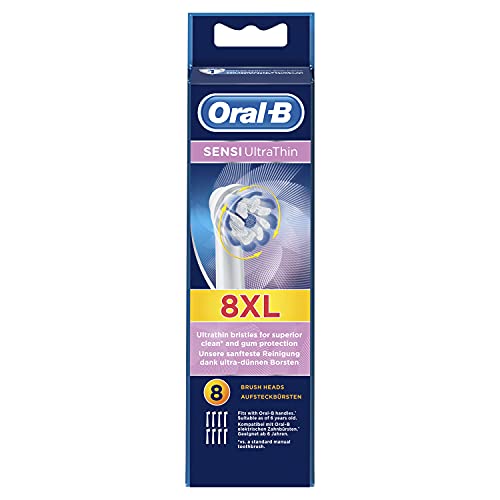 Image of Oral-B Sensi Ultrathin Replacement Electric Toothbrush Heads x8